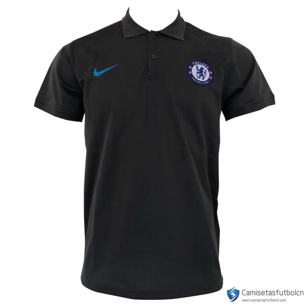 Polo Chelsea 2017-18 Negro